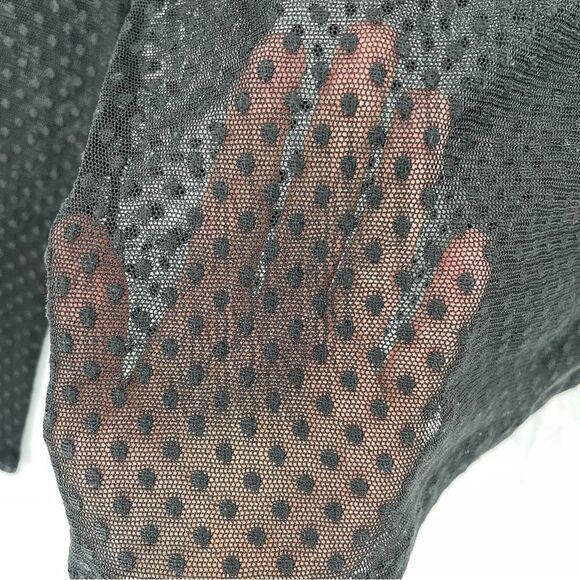 -H&M Divided Women’s Sheer Long Sleeve Tops M/L - Picture 8 of 10